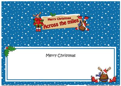 Lge Dl Xmas Across the Miles Rudolph Signpost Insert