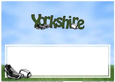 Large Dl Happy Birthday from Yorkshire Insert
