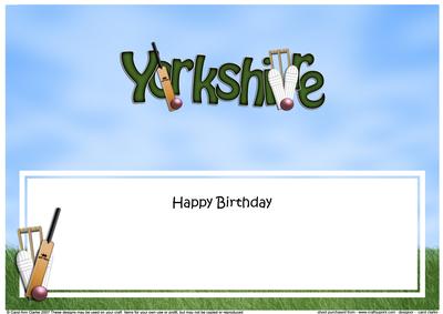 Large Dl Happy Birthday from Yorkshire Insert