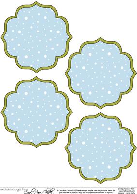 Large Xmas Gift Tags