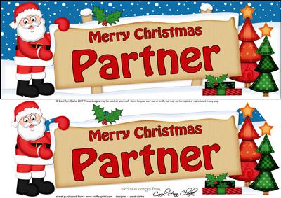 Christmas Partner Santa Large Dl Easicut 3D Decoupag