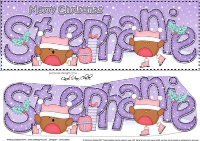 Large Dl Xmas Stephanie Bobbin Robin 3D Decoupage