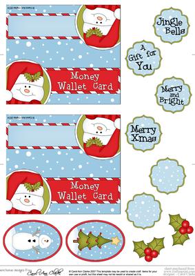 Dl Money Wallet Cello Bag Toppers to Fit Dl Cello Bags