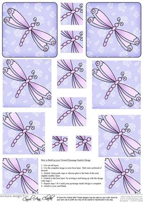 Dreamy Dragonfly Twisted Pyramage Sheet