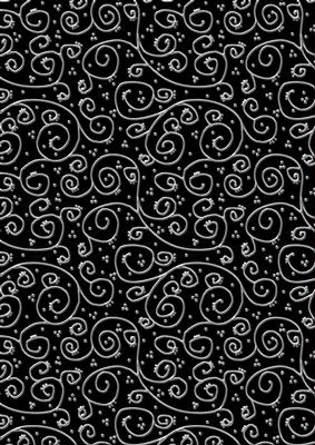 'metallic Swirls - Silver' Backing Paper