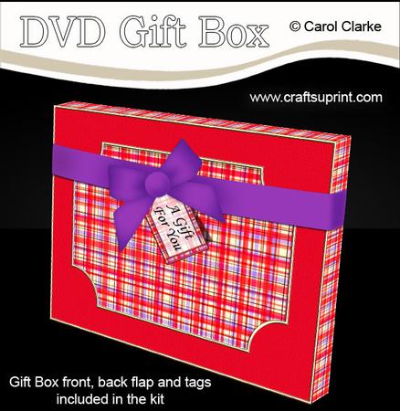 3D Tartan Dvd or Console Game Gift Box Mini Kit