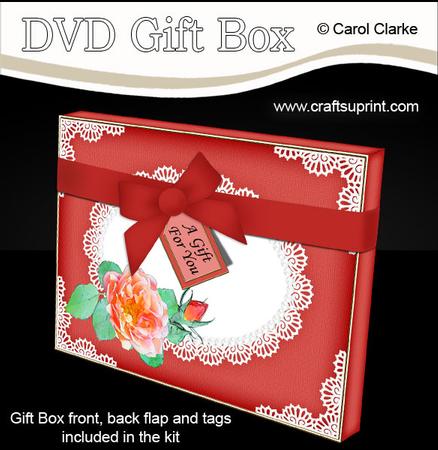 3D Rose & Lace Dvd or Console Game Gift Box Mini Kit