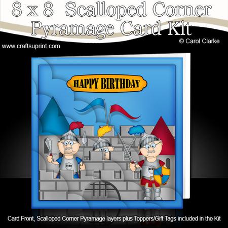 8 x 8 Knights N Castle Scalloped Corner Kit