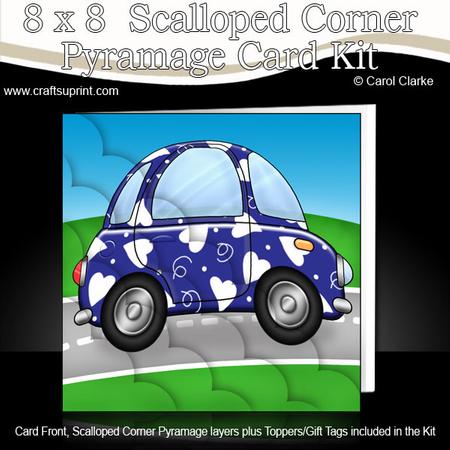 8 x 8 Funky Car Kit with Scalloped Corners