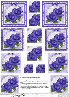 Just Roses Pyramage Sheet
