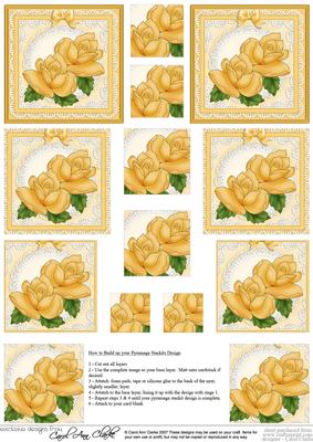 Just Roses Pyramage Sheet