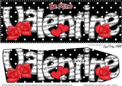 Large Dl Valentine Hearts & Roses 3D Decoupage