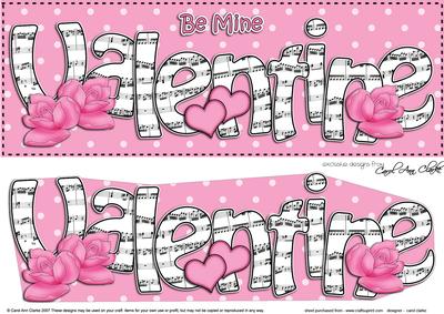 Large Dl Valentine Hearts & Roses 3D Decoupage