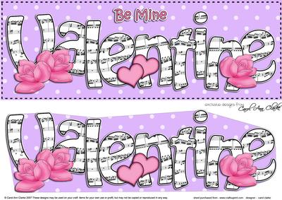 Large Dl Valentine Hearts & Roses 3D Decoupage