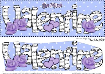 Large Dl Valentine Hearts & Roses 3D Decoupage