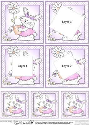 Little Bunny Twisted Tunnel Topper