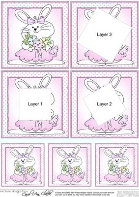Little Bunny Twisted Tunnel Topper