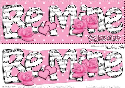 Lge Dl Be Mine Valentine Hearts & Roses 3D Decoupage