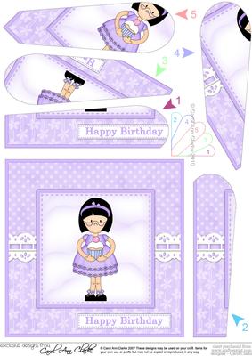 Girlz Roz's Cupcake Fan Pyramage Topper