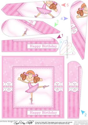 Girlz Betzi Ballerina Fan Pyramage Topper