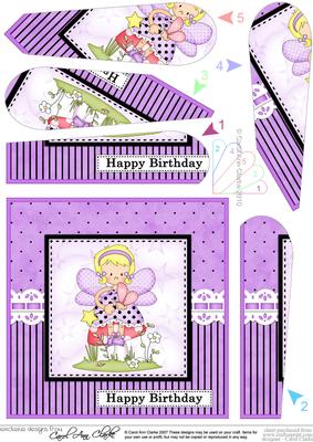 Girlz Fiz Fairy Fan Pyramage Topper