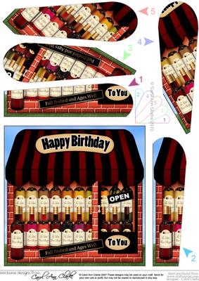 The Little Wine Shop Fan Pyramage Topper