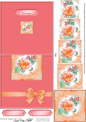 Rose & Lace No-hole Over the Edge & Spiral Pyramid