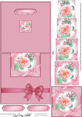 Rose & Lace No-hole Over the Edge & Spiral Pyramid