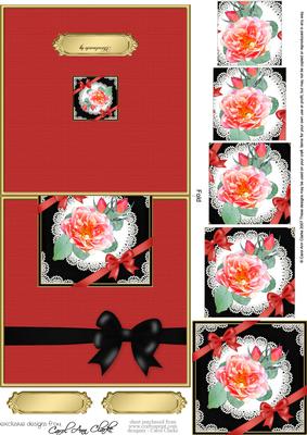 Rose & Lace No-hole Over the Edge & Spiral Pyramid