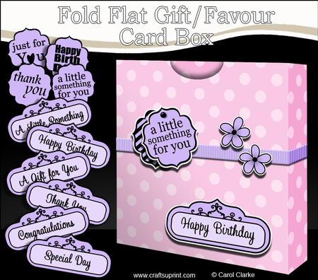 3D Polka Dots Gift Favour Card Box