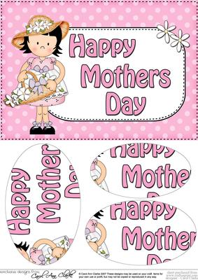 A5 Girlz Suzi Mothers Day Dots Oval Pyramage