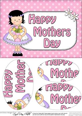A5 Girlz Suzi Mothers Day Dots Oval Pyramage