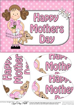 A5 Girlz Zoe Mothers Day Dots Oval Pyramage