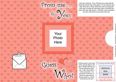 Add a Photo Me to You Card with Easy Fold Frame