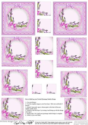 Bluebells Twisted Pyramage Sheet