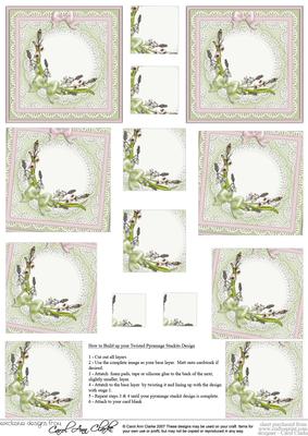 Bluebells Twisted Pyramage Sheet