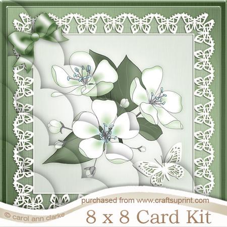 8 x 8 Apple Blossom Kit with Scalloped Corners