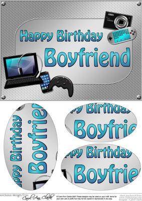 A5 Birthday Boyfriend Gadgets N Gizmos Oval Pyramage