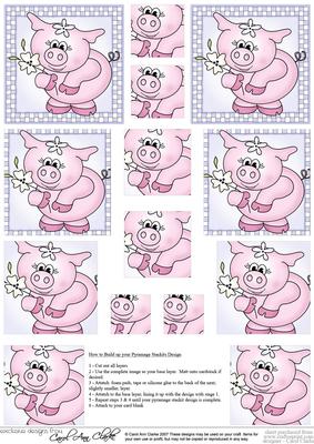 Princess Piggywig Pyramage Sheet