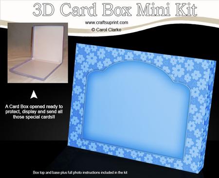 Pretty Floral C6 Card Box Mini Kit