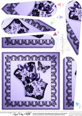 Elegant Boudoir Fan Pyramage Topper