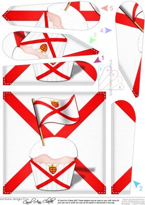 Flying the Flag Jersey Fan Pyramage Topper