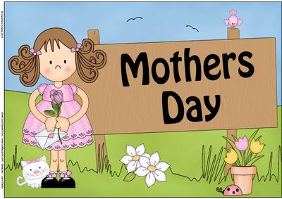 A4 Mothers Day Girlz Zoe Topper