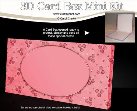 Small Flowers Dl Card Box Mini Kit