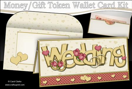 Wedding Money or Gift Wallet Card Kit