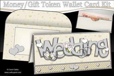 Wedding Money or Gift Wallet Card Kit