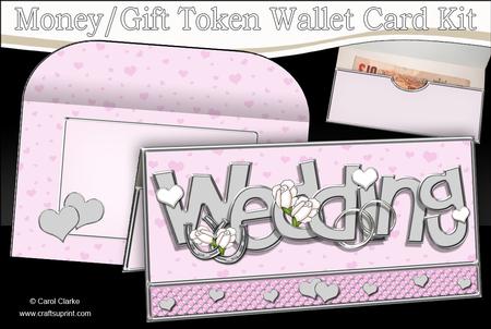 Wedding Money or Gift Wallet Card Kit