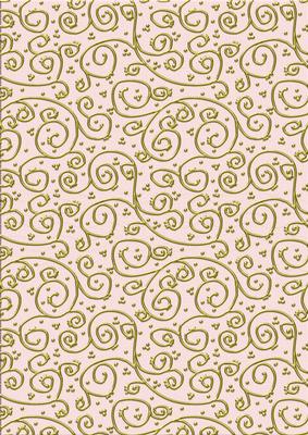 'gold Metallic Swirls' Backing Paper
