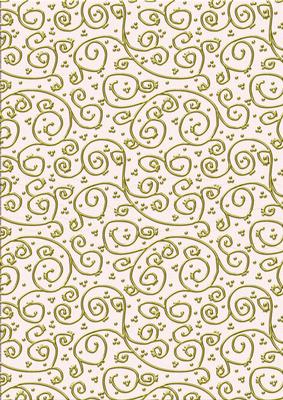 'gold Metallic Swirls' Backing Paper