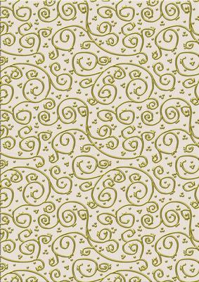 'gold Metallic Swirls' Backing Paper